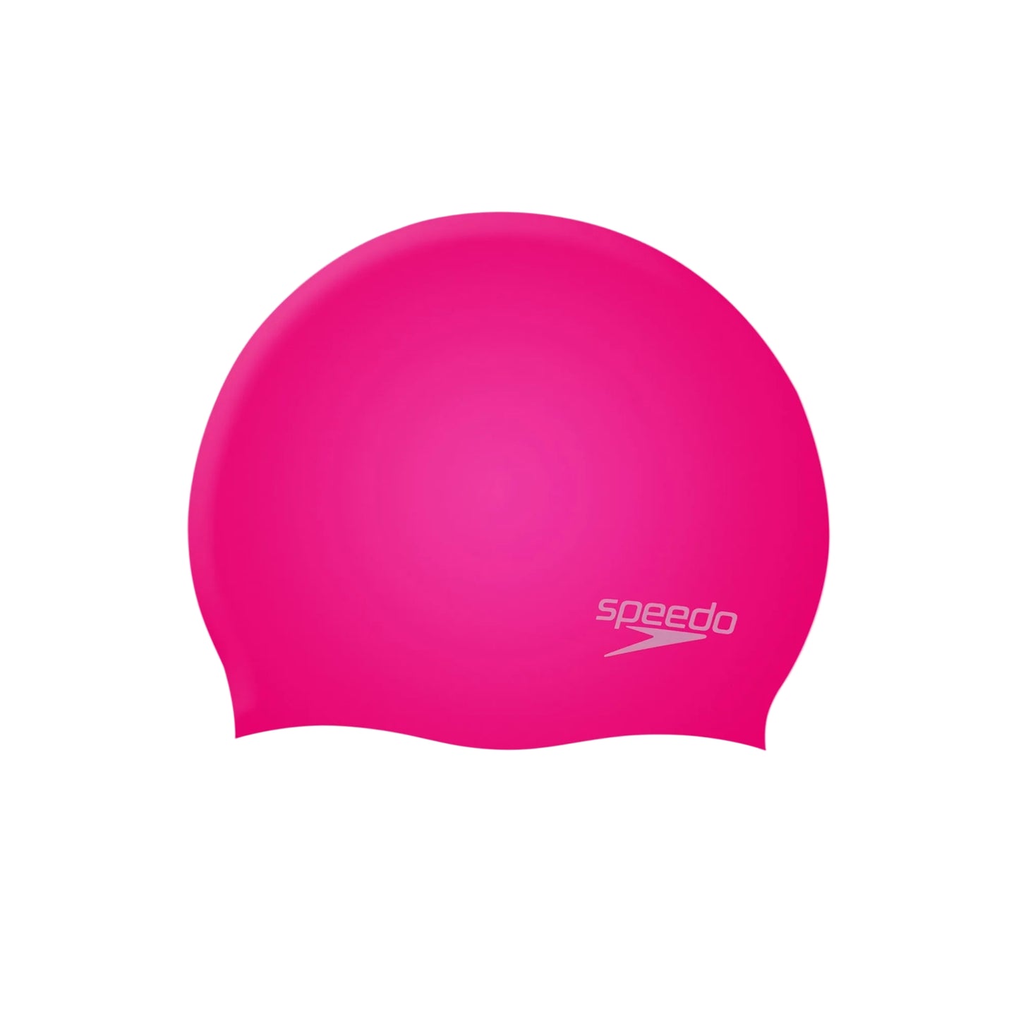 Speedo Kids Swimming Cap Plain Moulded Silicone Pink