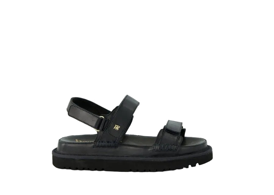 Paul Green Womens Sandal 6175 Soft Calf Black