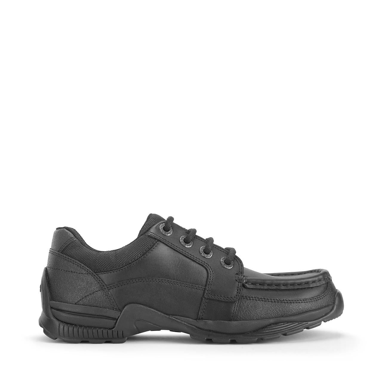 StartRite boys' black leather school shoe