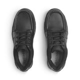 StartRite boys' black leather school shoe