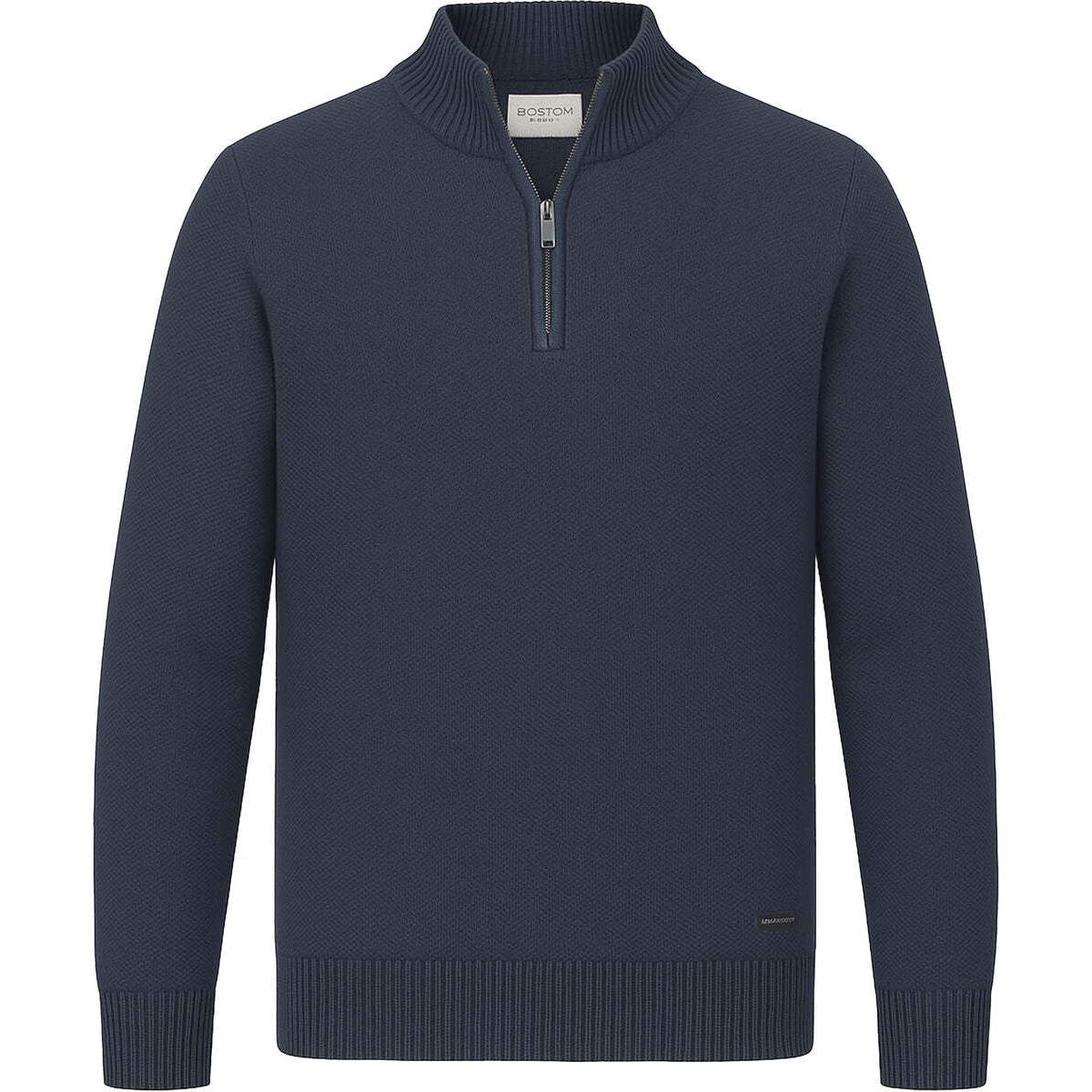 Boston Mens Half Zip 83.408 Navy Blue