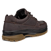 Ecco Mens Rugged Track Moc Toe Waterproof Walking Shoes Cafe