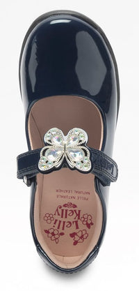 Lelli Kelly Girls School Shoe Selena Navy Patent