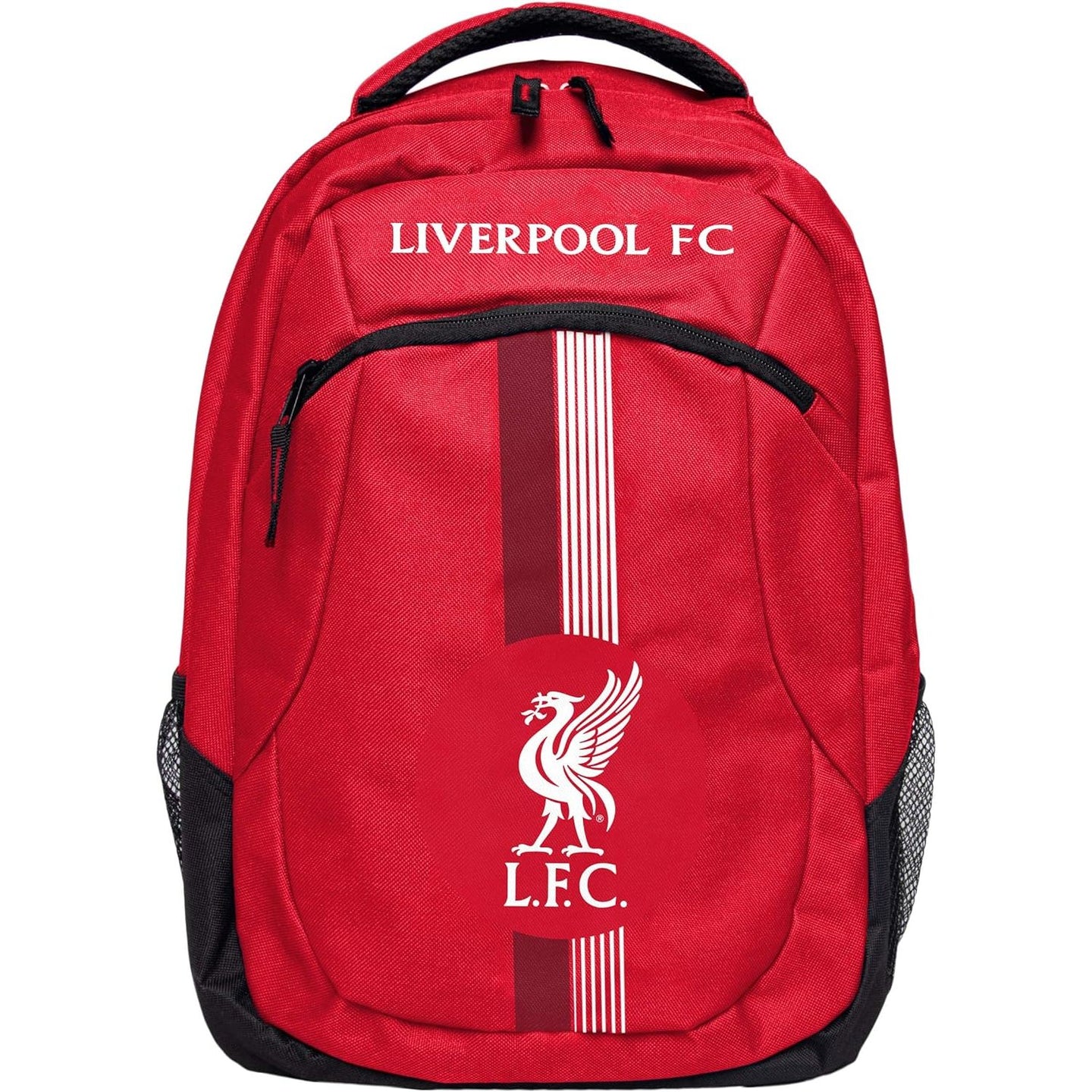 Liverpool FC unisex red backpack with club crest and bottle pockets