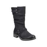 Rieker Womens Mid Length Boot 98860-00 Black