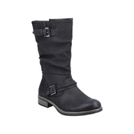 Rieker Womens Mid Length Boot 98860-00 Black