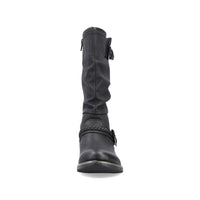 Rieker Womens Mid Length Boot 98860-00 Black