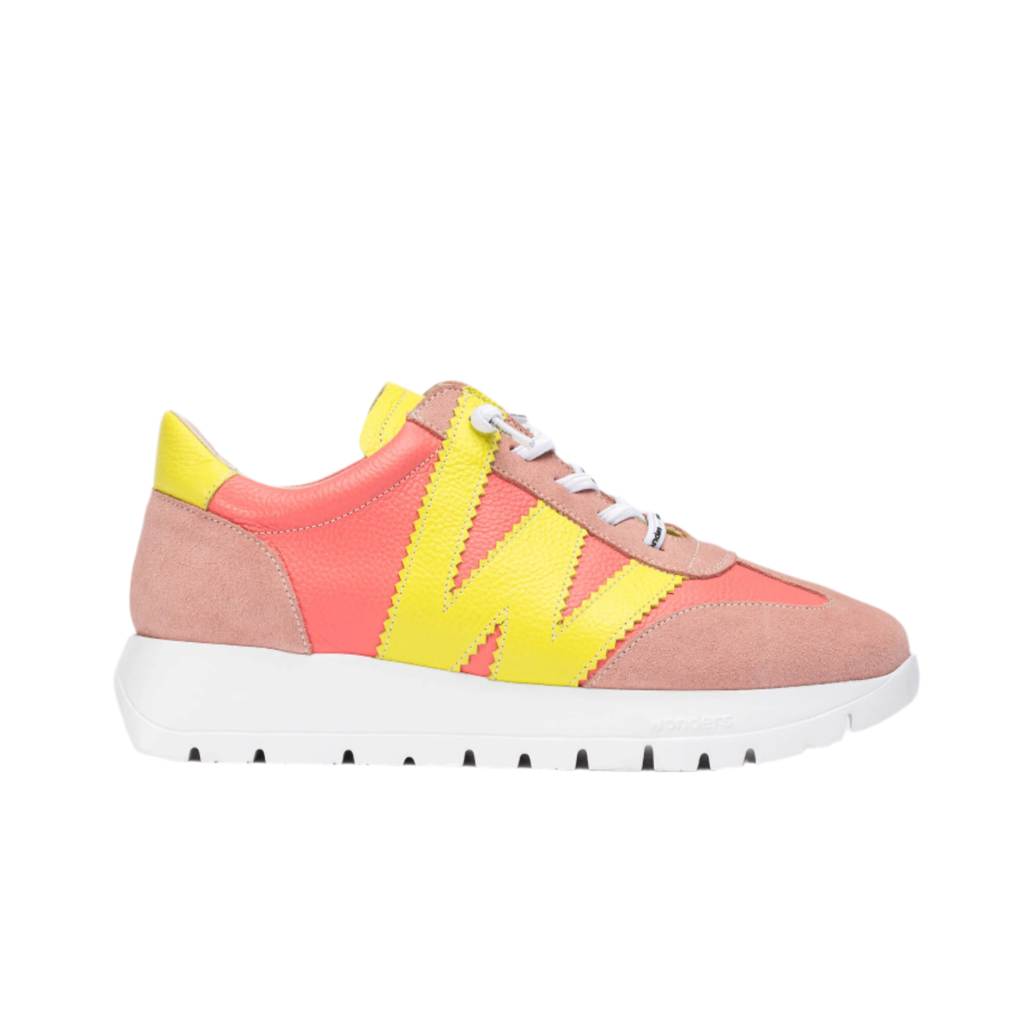Wonders Womens Trainer A-2476 Rosa/Coral/Cyber