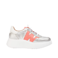Wonders Womens Trainer A-3625 Plata/Coral/Off