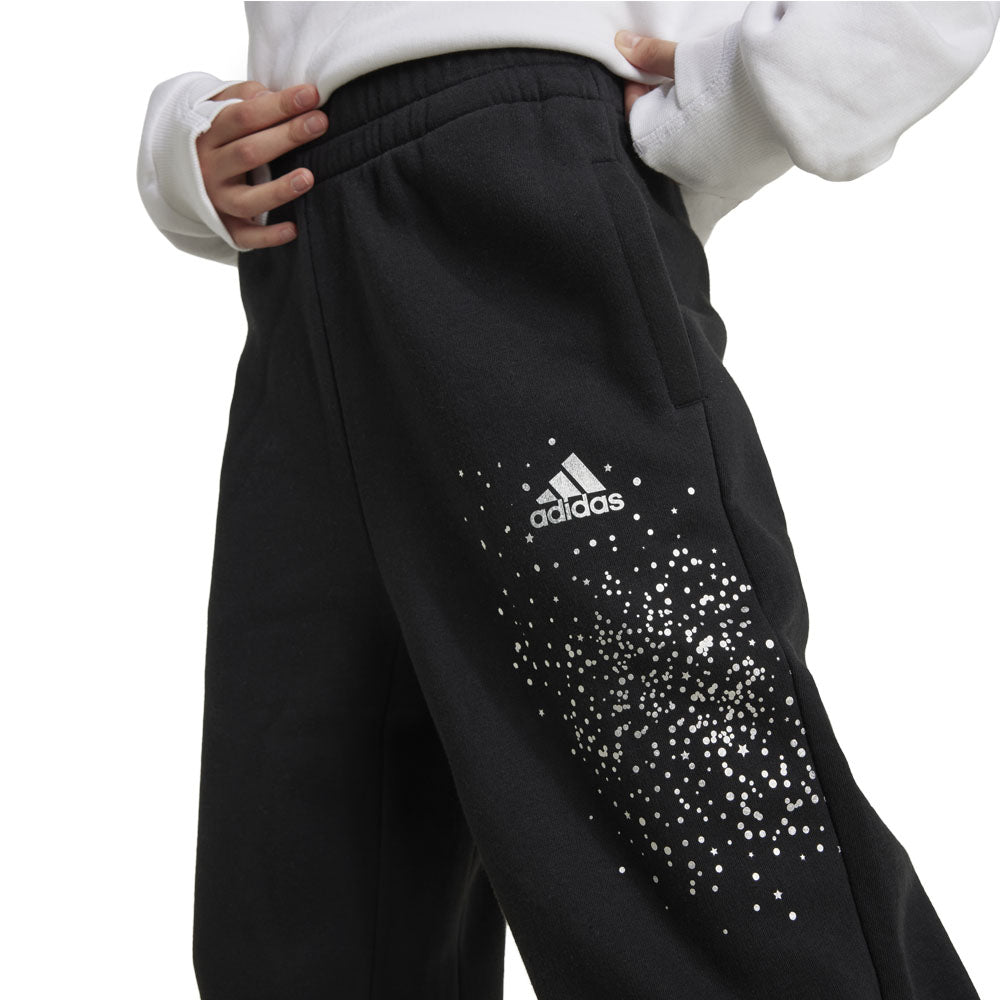 Adidas Girls Jogger Glam Pant Black