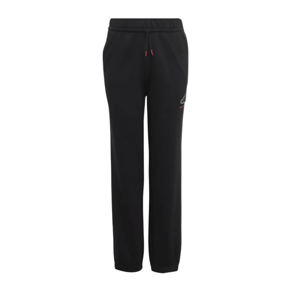 Adidas Boys Jogger Slogan Fleece Black