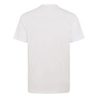 Adidas Boys T-Shirt Slogan Single Jersey White
