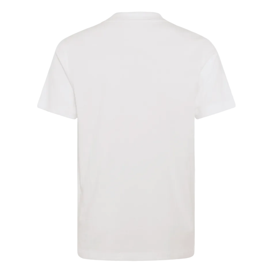 Adidas Boys T-Shirt Slogan Single Jersey White