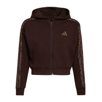 Adidas Girls Hoodie Seasonals Animal Full Zip Aurora Coffee/Multicolor/Earth Strata