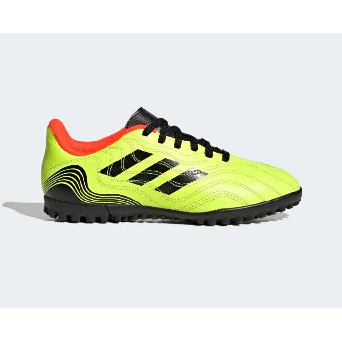 Adidas Boys Astro Turf Boots Copa Sense.4 TF Team Solar Yellow Core Bl Donaghys