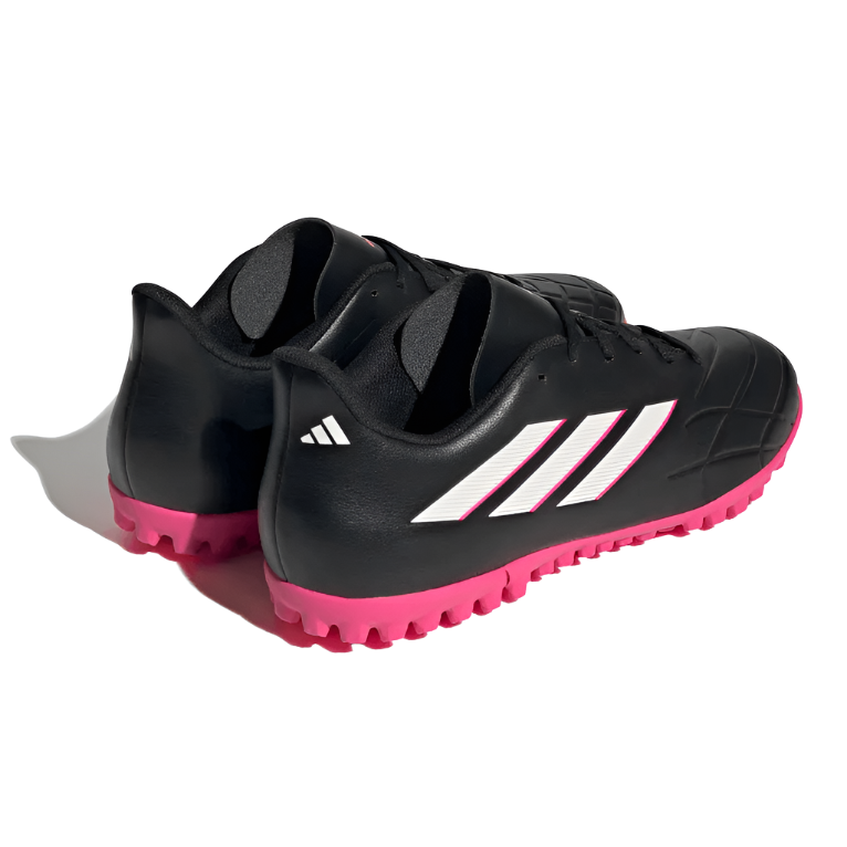 Adidas Astro Turf Boots Copa Pure.4 TF Core Black/White/Pink - Donaghys