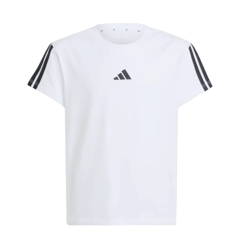 Adidas Junior Girls T-Shirt Essentials White/Black
