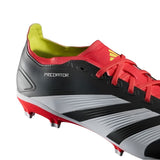 Adidas Mens Football Boots Predator League FG Core Black/Cloud White/Solar Red