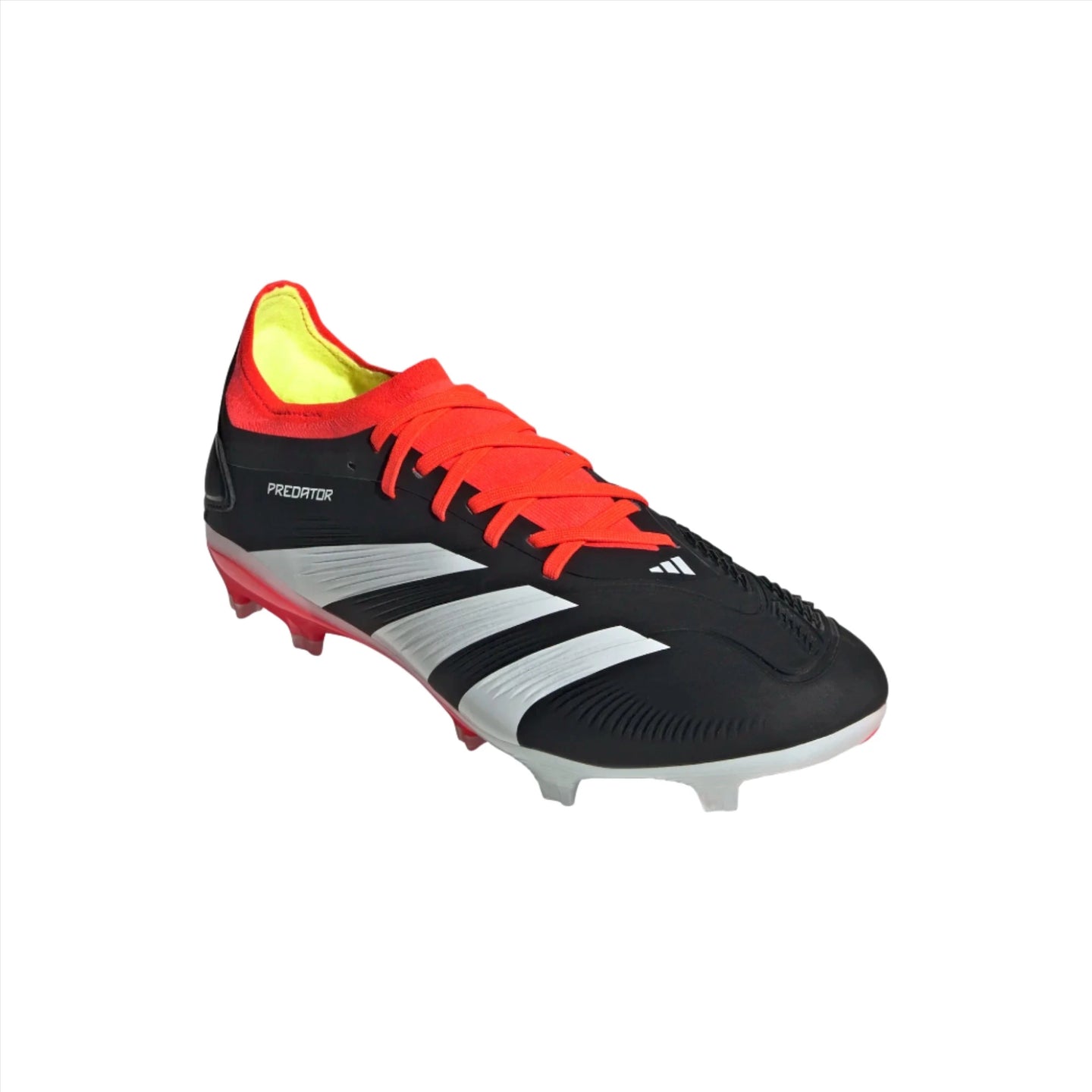 Adidas Adults Football Boots Predator Pro FG Black/White/Solar Red