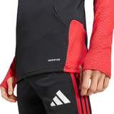 Adidas Junior 1/4 Zip Top Manchester United 26/27 Tiro Training Black