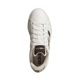 Adidas Junior Girls Shoe Grand Court 3.0 Core White/Crystal Linen/Aurora Coffee