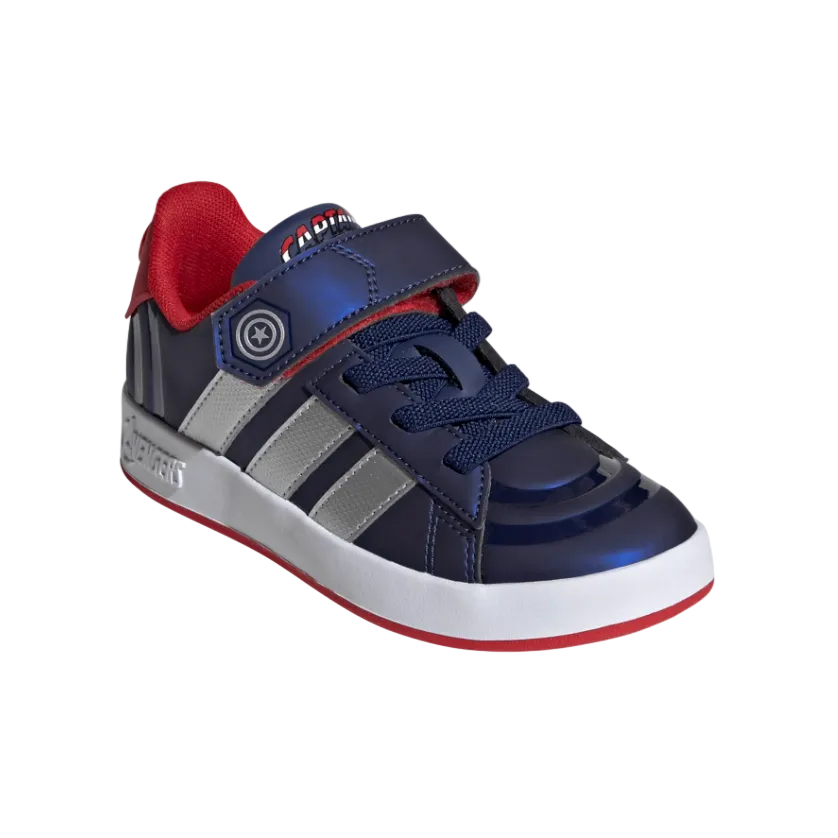 Adidas Kids Trainer Grand Court Captain America Blue