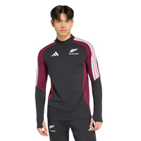Adidas Mens Top All Blacks Training Black/Maroon