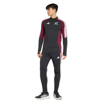 Adidas Mens Top All Blacks Training Black/Maroon