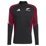 Adidas Mens Top All Blacks Training Black/Maroon
