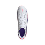 Adidas Adult Football Boot F50 Hyperfast Club FG/MG Cloud White/Solar Purple/Solar Turbo