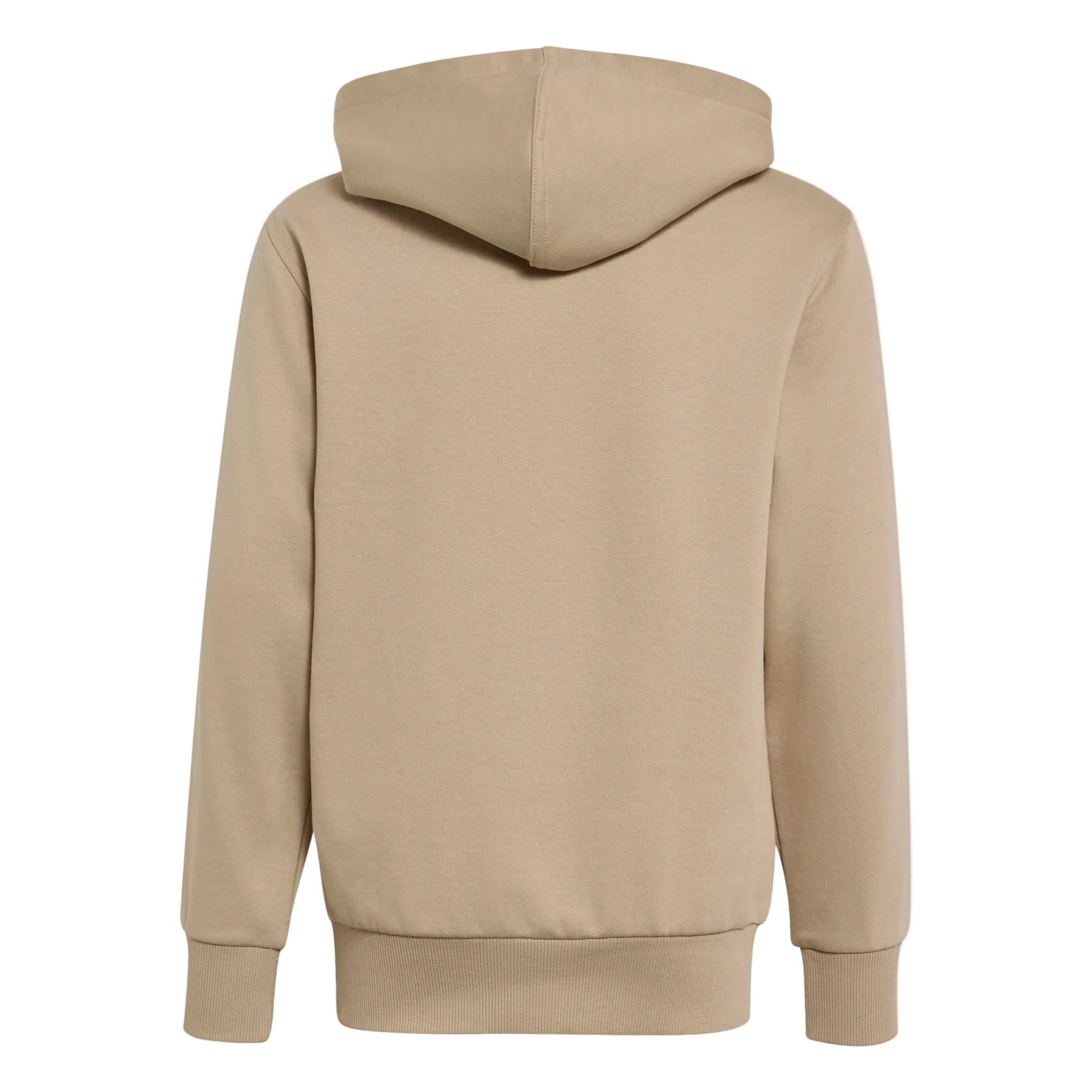 Adidas Boys Hoodie Slogan Fleece Khaki Thread