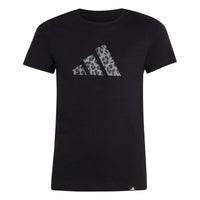 Adidas Girls T-Shirt Animal Black
