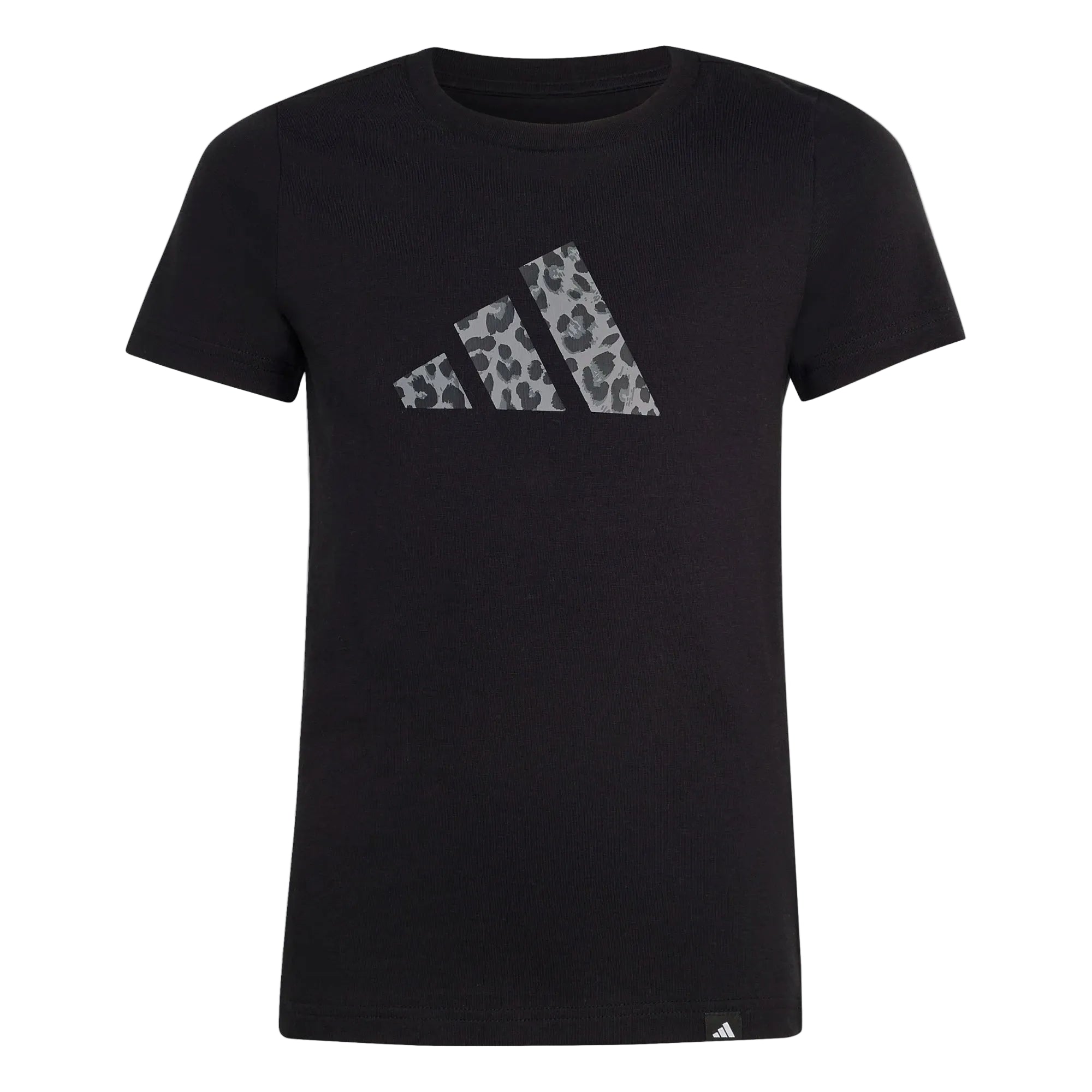 Adidas Girls T-Shirt Animal Black