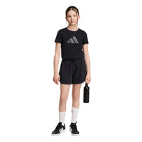 Adidas Girls T-Shirt Animal Black