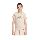 Adidas Girls T-Shirt Animal Crystal Linen
