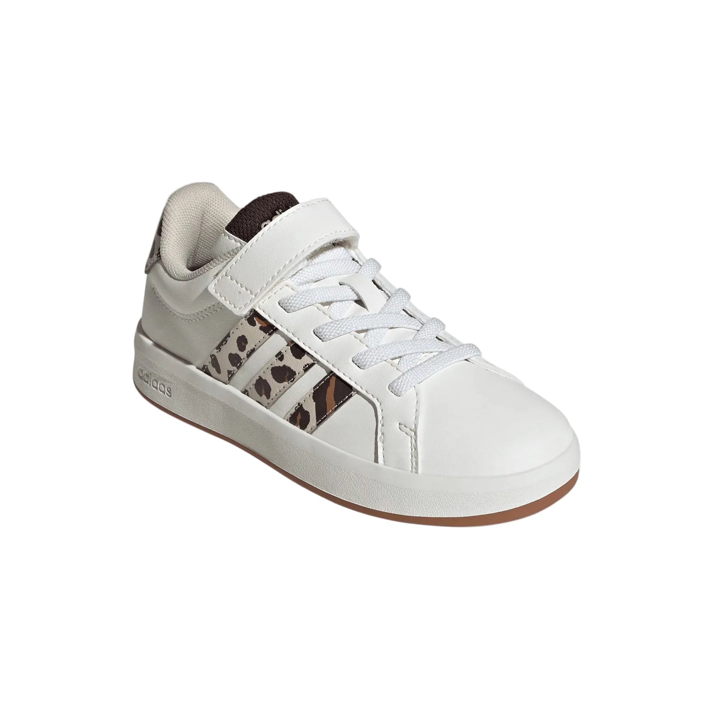 Adidas Girls Trainer Grand Court 3.0 EL Core White/Crystal Linen/Aurora Coffee