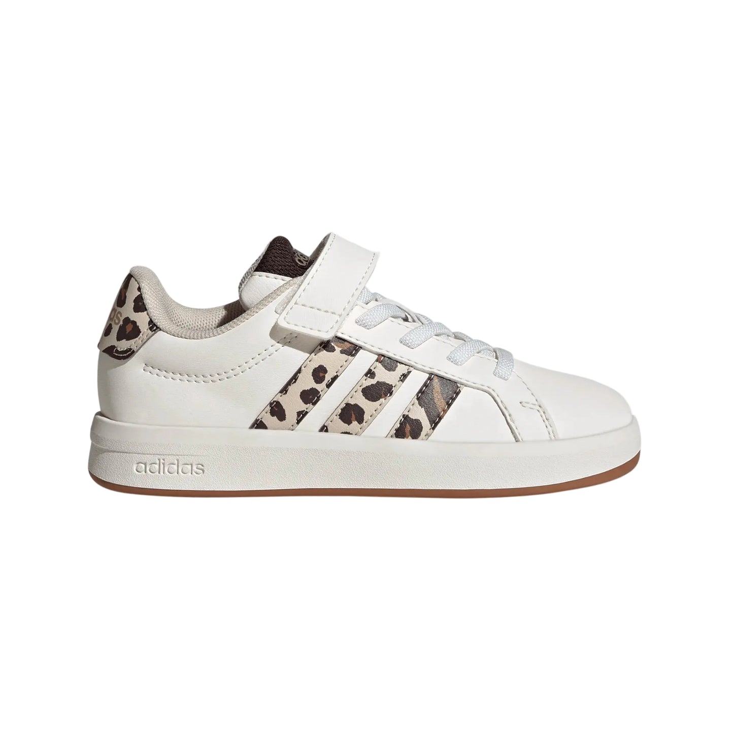 Adidas Girls Trainer Grand Court 3.0 EL Core White/Crystal Linen/Aurora Coffee