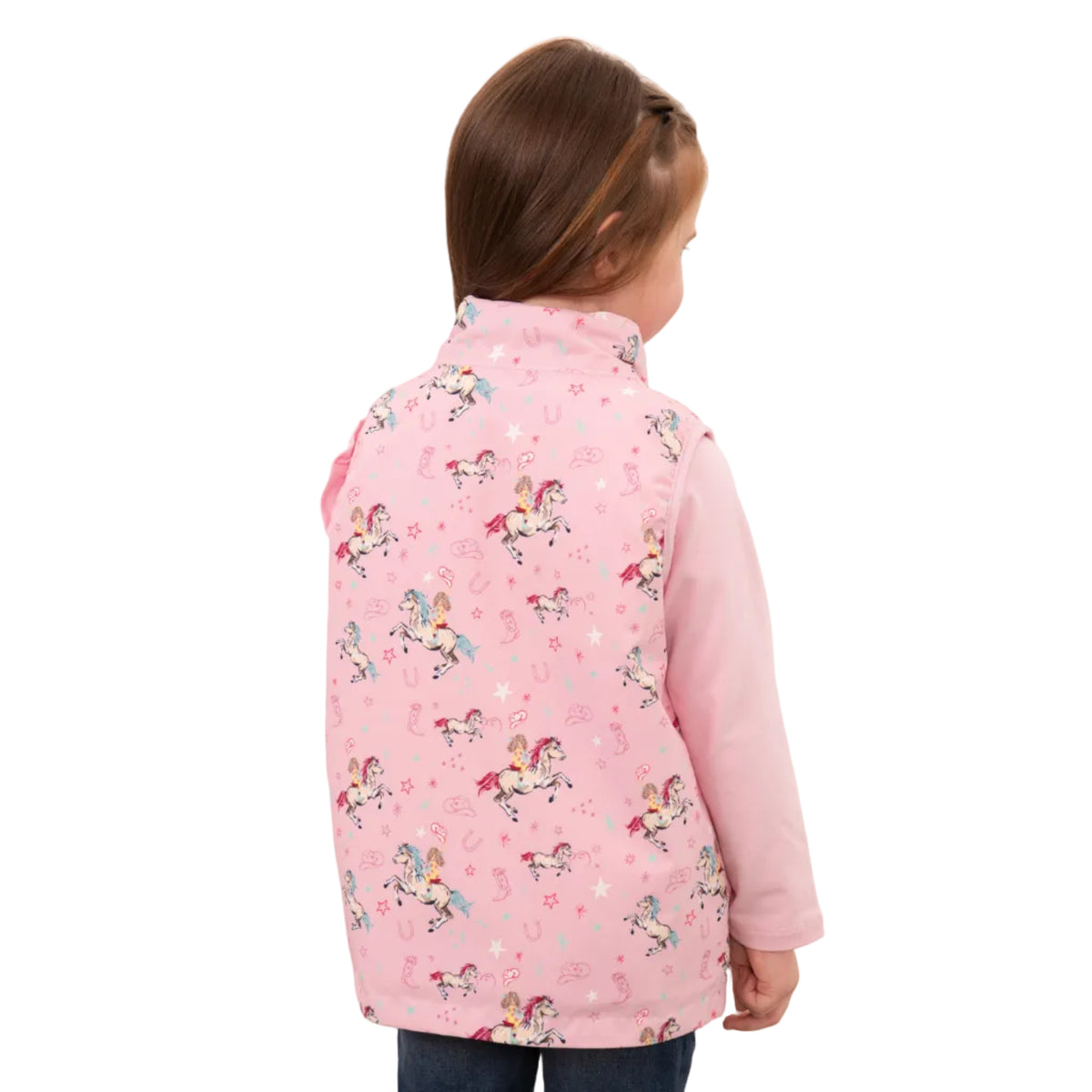 Lighthouse Alex girls' cowgirl print gilet