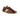 Another Trend women's burgundy patent fashion trainer