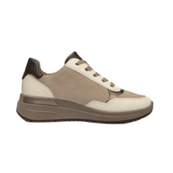 Ara Womens Trainer Garda Cream/Cashmere/Cacao