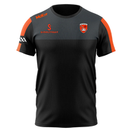 McKeever Adults Armagh Bespoke Core Tech Tee Black
