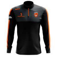 Mckeever black quarter-zip top