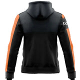 Mckeever kids' black and charcoal hoodie