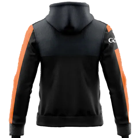 Mckeever kids' black and charcoal hoodie