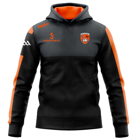 McKvr Armagh GAA Edge Hoodie Youth Charcoal/Black