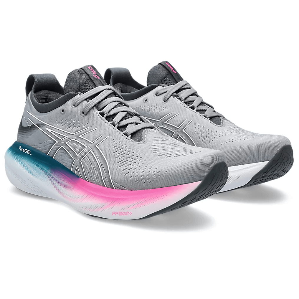 Asics Womens Trainer Gel Nimbus 25 Sheet Rock White Donaghys