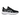 Asics kids' black and grey mesh running trainer