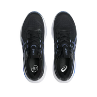 Asics men's black and blue mesh running trainer