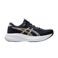 Asics women's navy and purple mesh running trainer