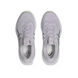 Asics women's lilac and yellow mesh running trainer